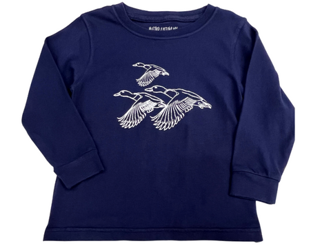Long Navy Ducks T-Shirt (2)