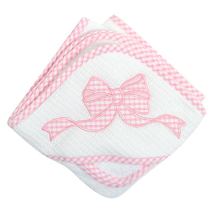 Bow Boxed Hooded Towel And Wash Cloth Set