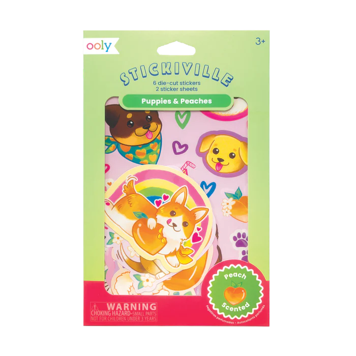 Stickiville Fluffy Cotton Candy Scented Stickers