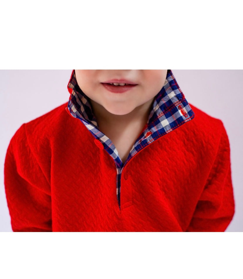 Red hot sale sweater 2t