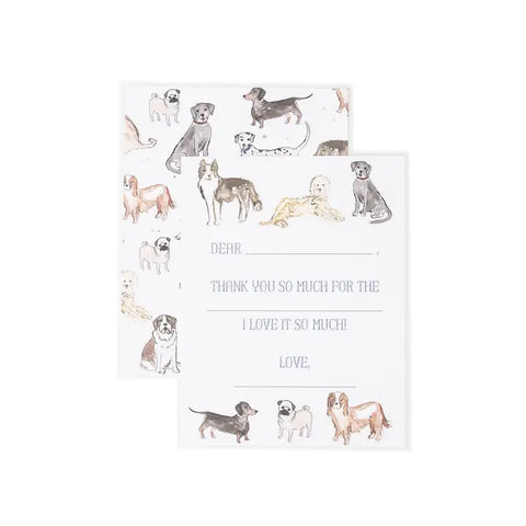 Puppy Dog Children's Thank You Notecards