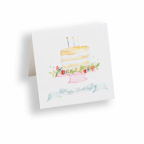 Birthday Cake Enclosure Card