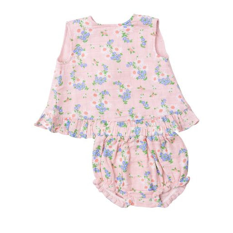Ruffle Top and Bloomer - Gathering Daisies (3-6M)