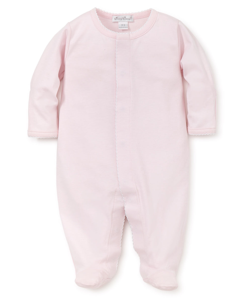 Dotted Footie Set  Cream/Pink