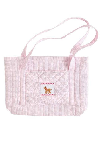 Quilted Luggage Tote - Girl Lab
