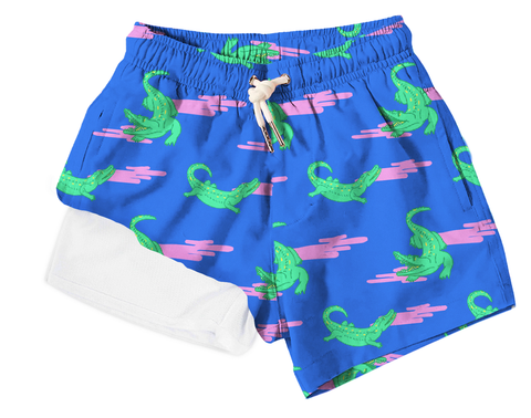 Everglades Boys Gator Bathing Suit