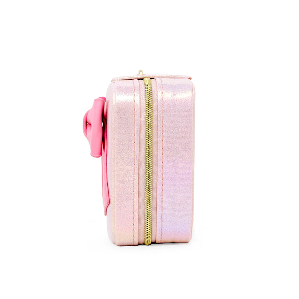 Hot Pink Shiny Jumbo Bow Jewelry Box