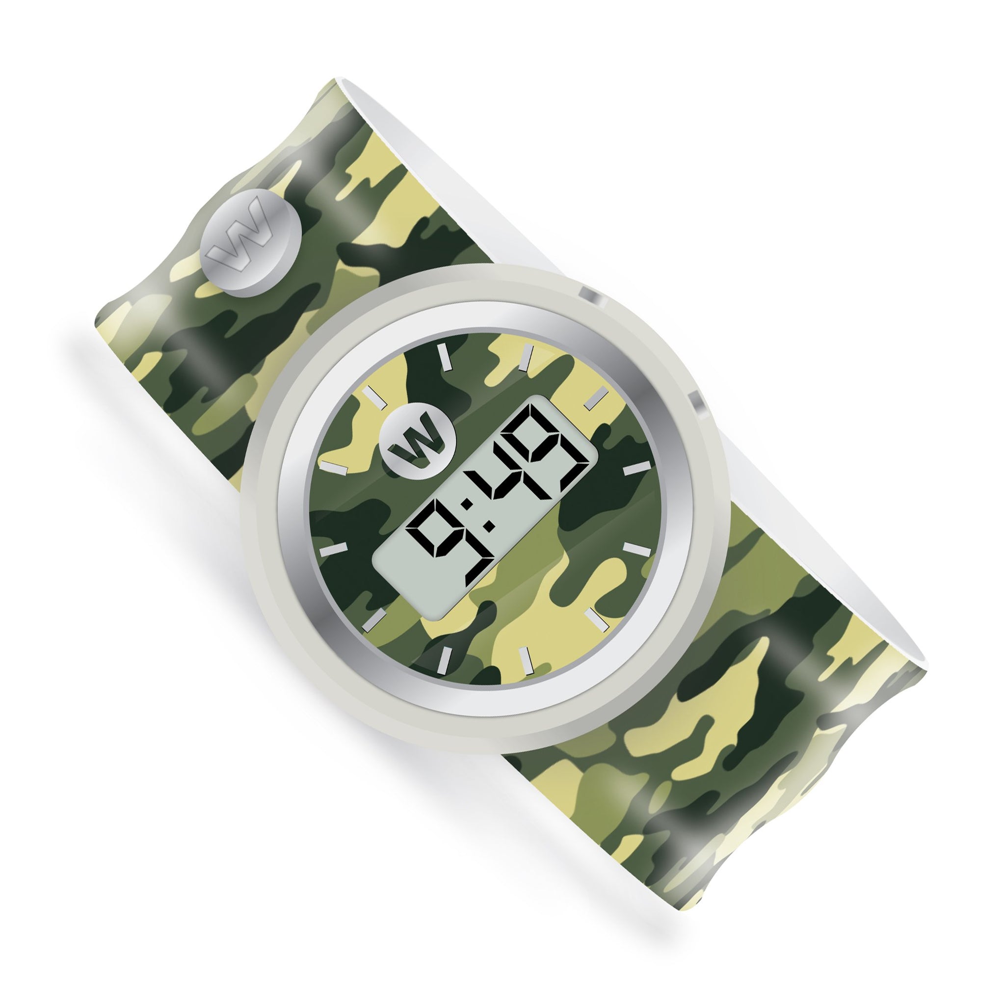 Army Camo Digital Slap Watch