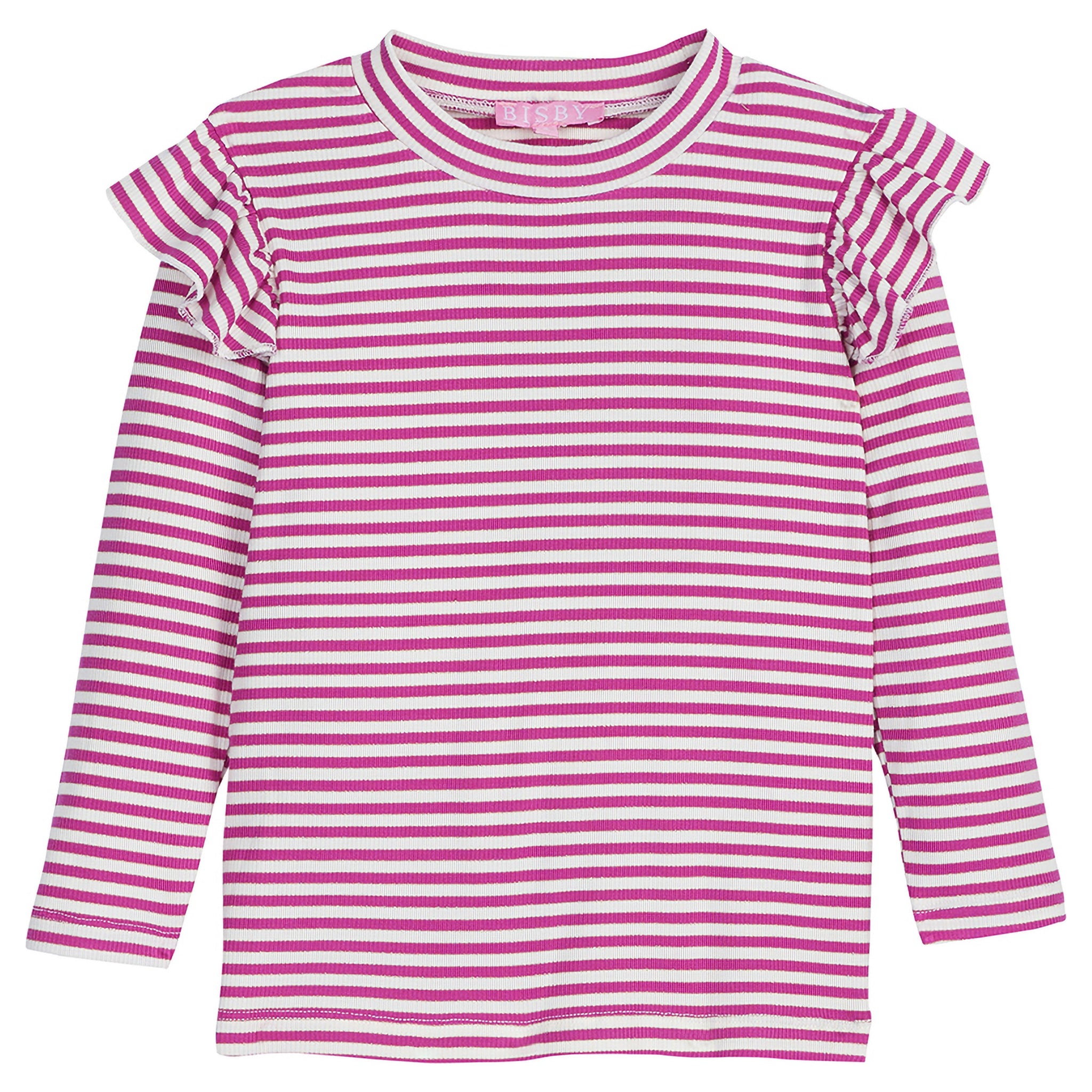 Sadie Top-Fruit Punch Sparkle Stripe