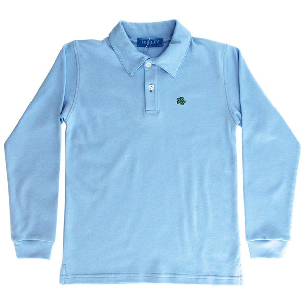 Long Sleeve Polo - Bayberry