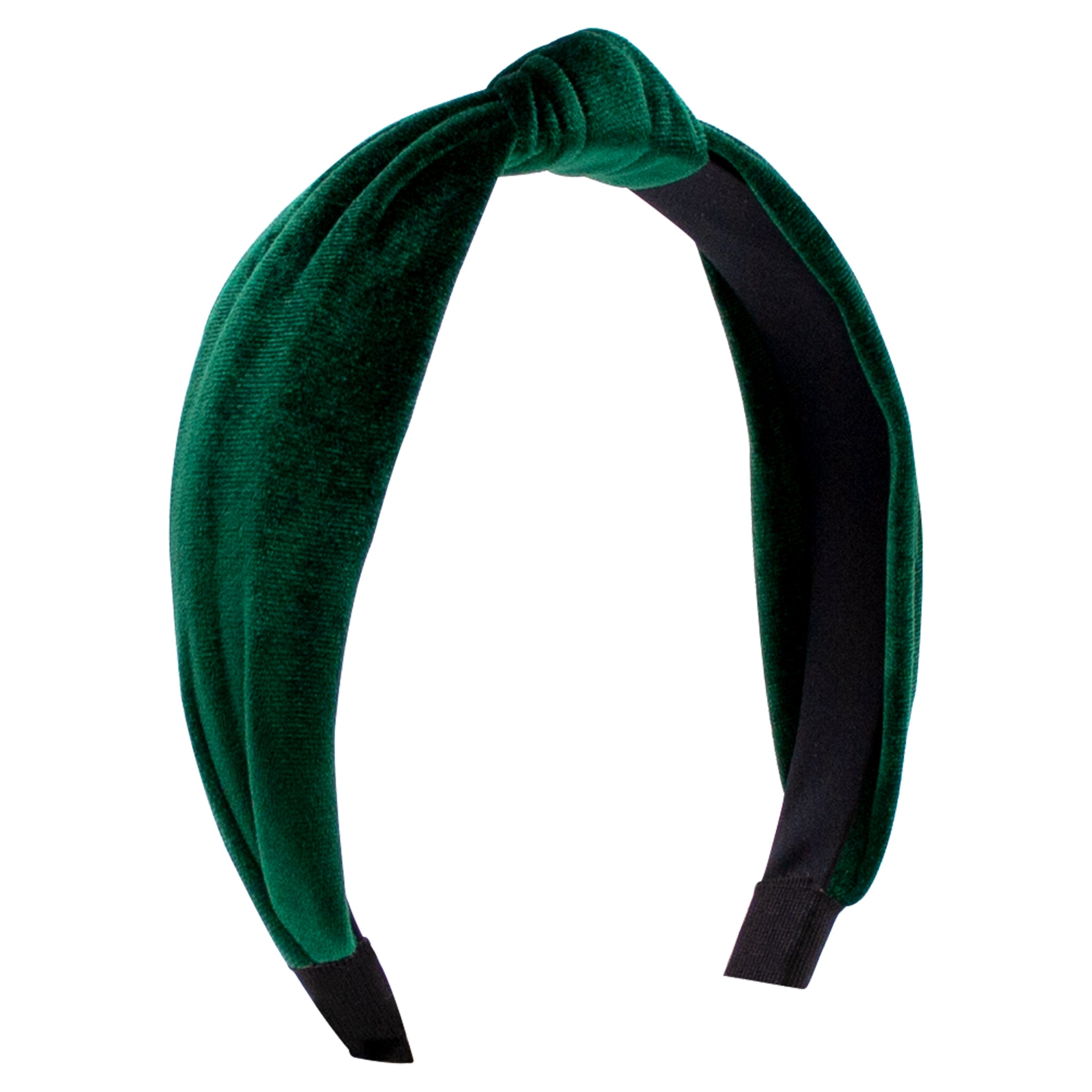 Forrest Green Velvet Knot Headband