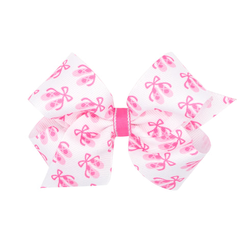 Medium Ballet Print Bow