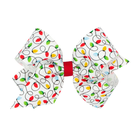 Medium Holiday Lights Bow