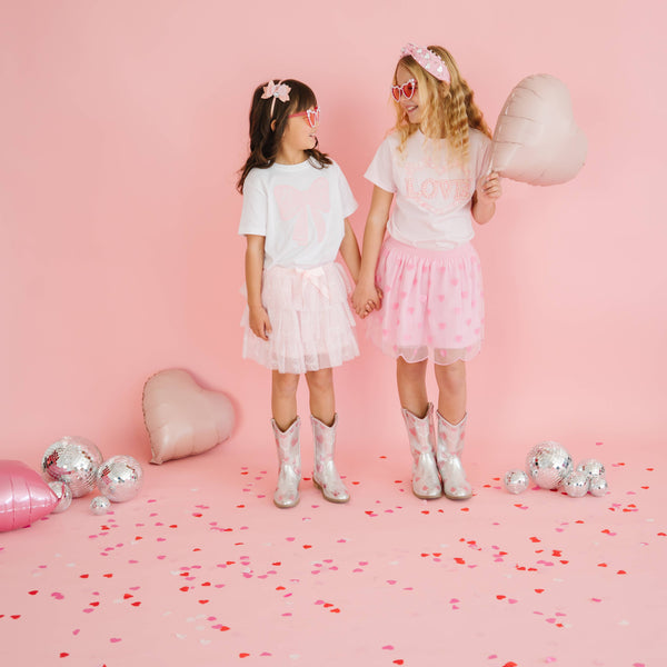 Mini Sequin Hearts Valentine's Day Tutu