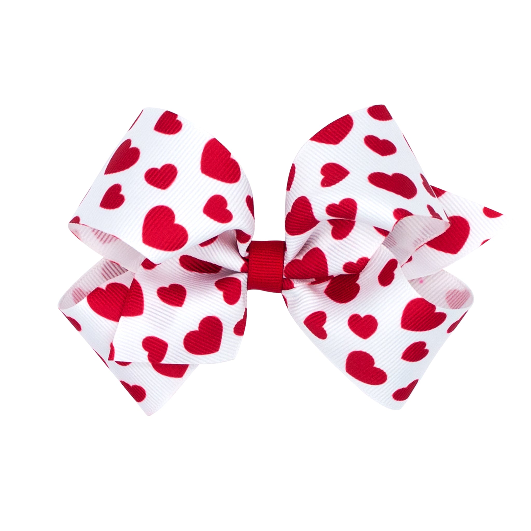 Medium Heart Print Bow