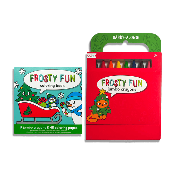 Carry-Along Coloring Book Set - Frosty Fun