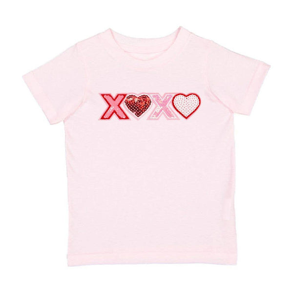 XOXO Sequin Patch T-Shirt