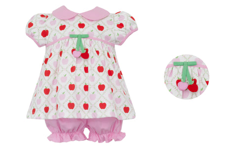 Apple Print Bloomer Set (18M)