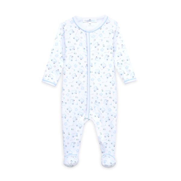 Little Golfer Footie - Blue