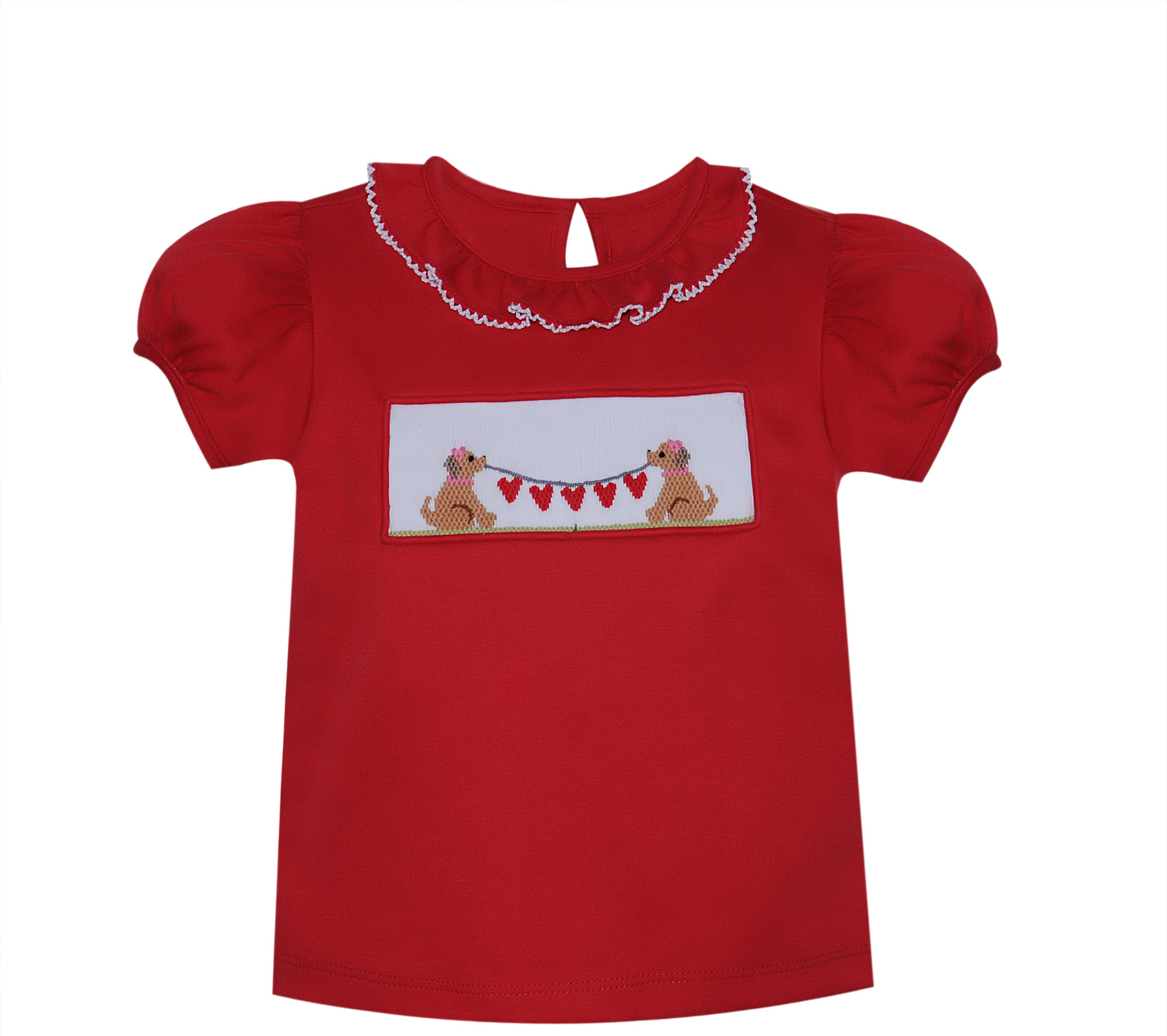 Red Valentine Puppy Shirt
