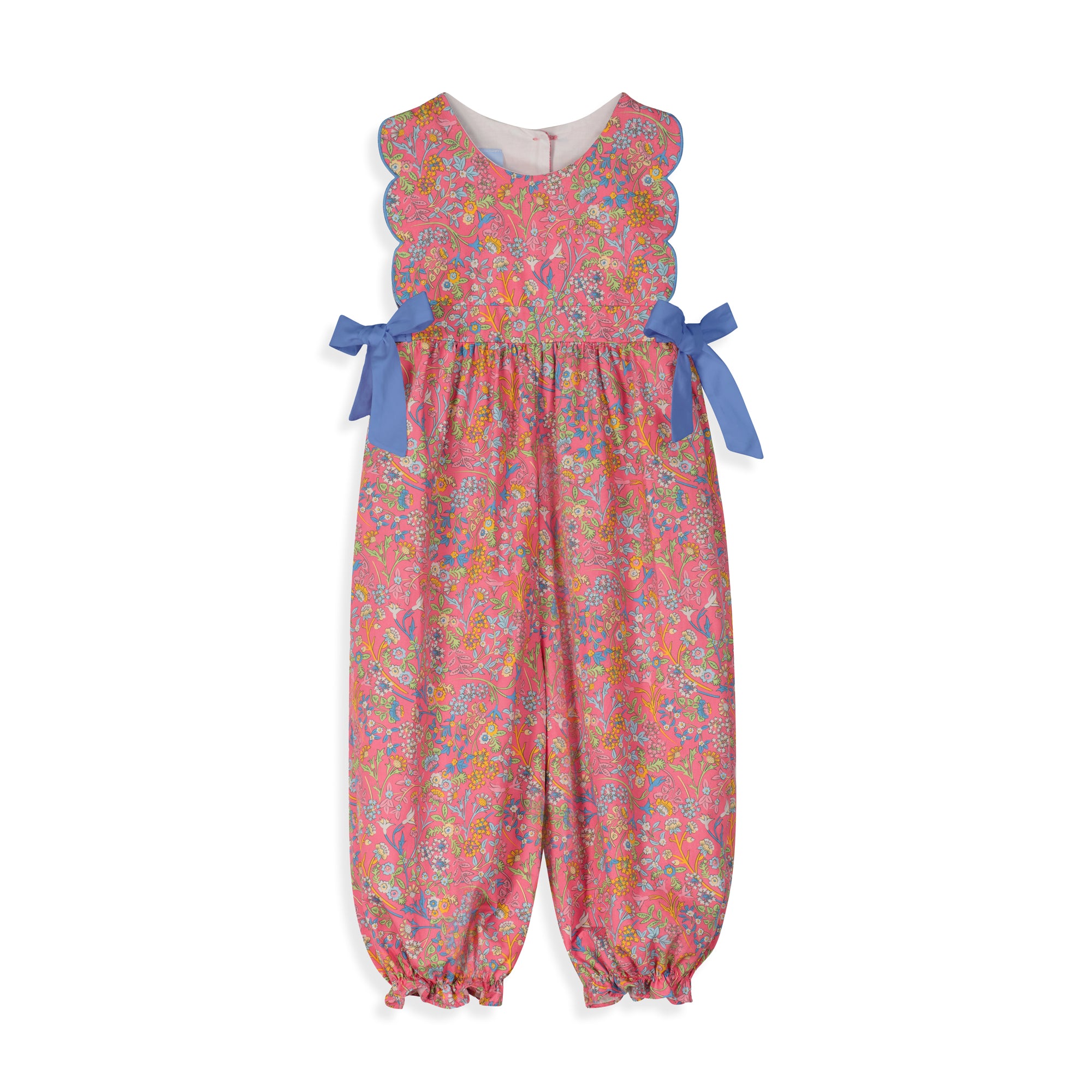 Scalloped Berkley Overall - Martine Floral (9M)