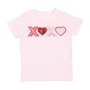 XOXO Sequin Patch T-Shirt