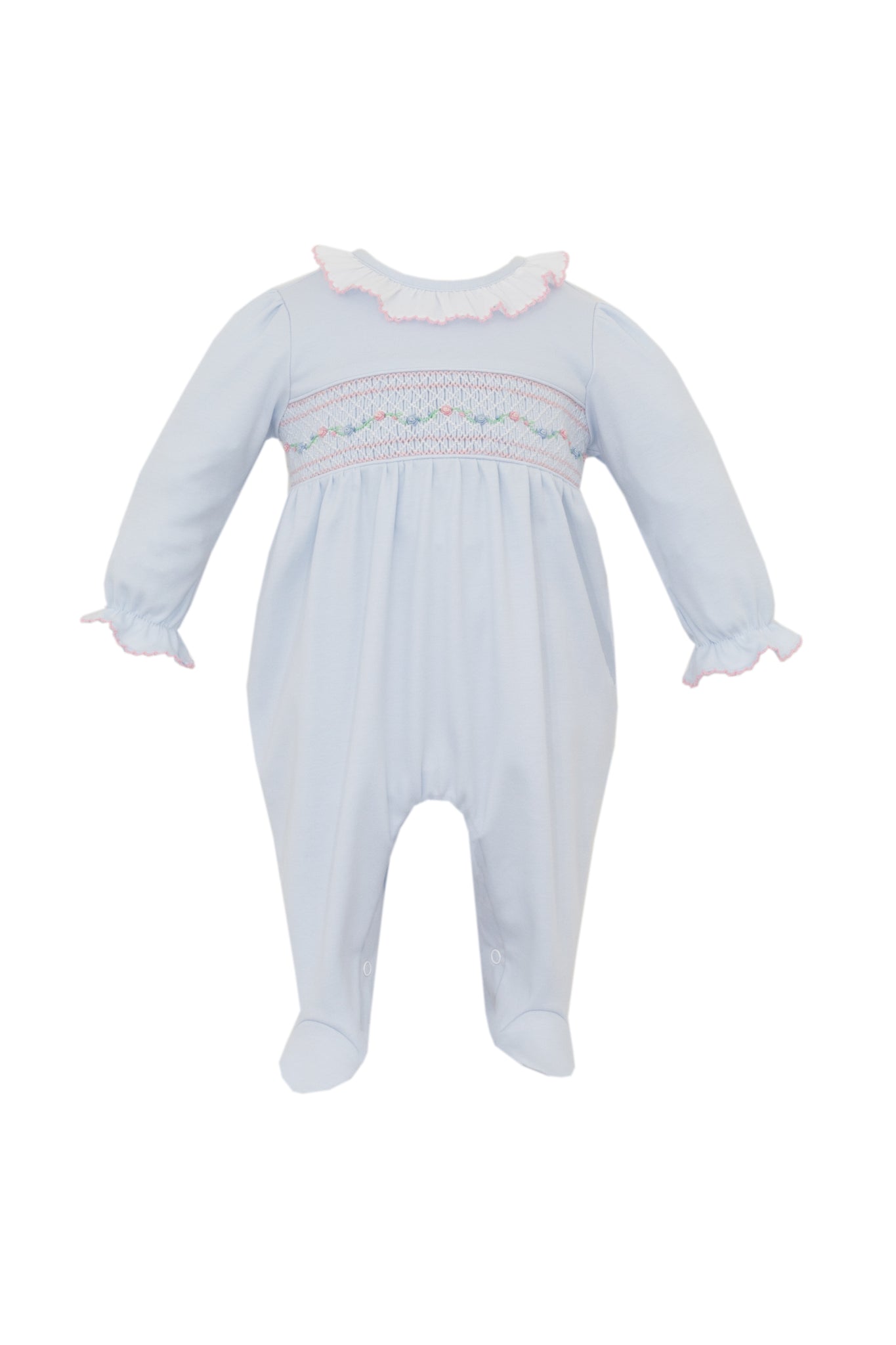 Mery - Light Blue Footie (9M)