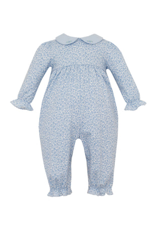 Blue Liberty Knit Romper