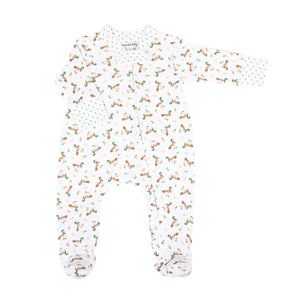 Mallard Pond Printed Zipper Footie