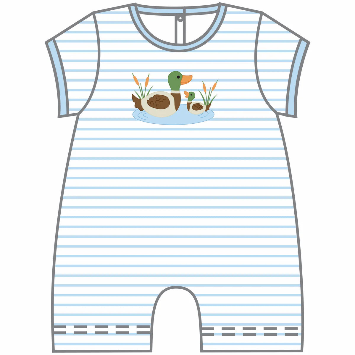 Mallard Pond Short Playsuit