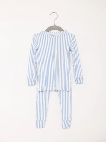 Light Blue Stripe Pajama Set