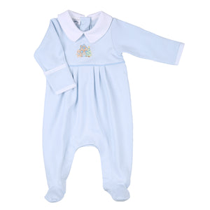 Sweet Gingerbread Boy Embroidered Footie (NB, 3M)