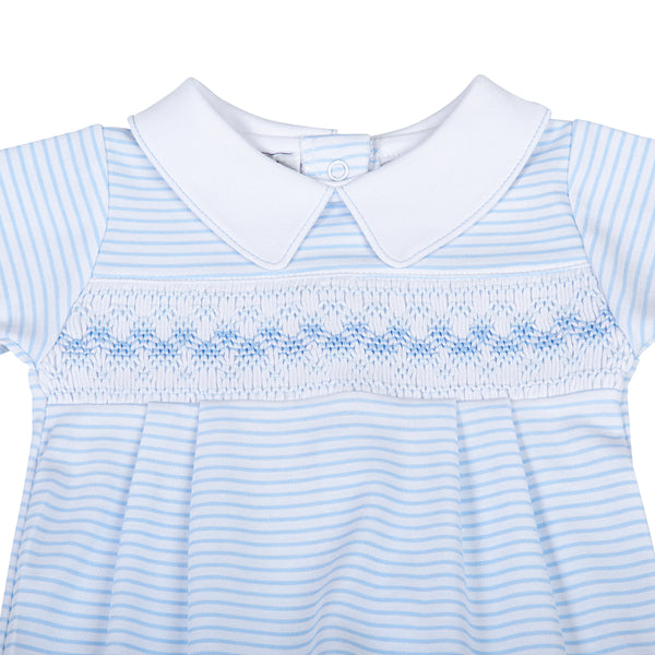 Lilly & Logan Smocked Boy Footie