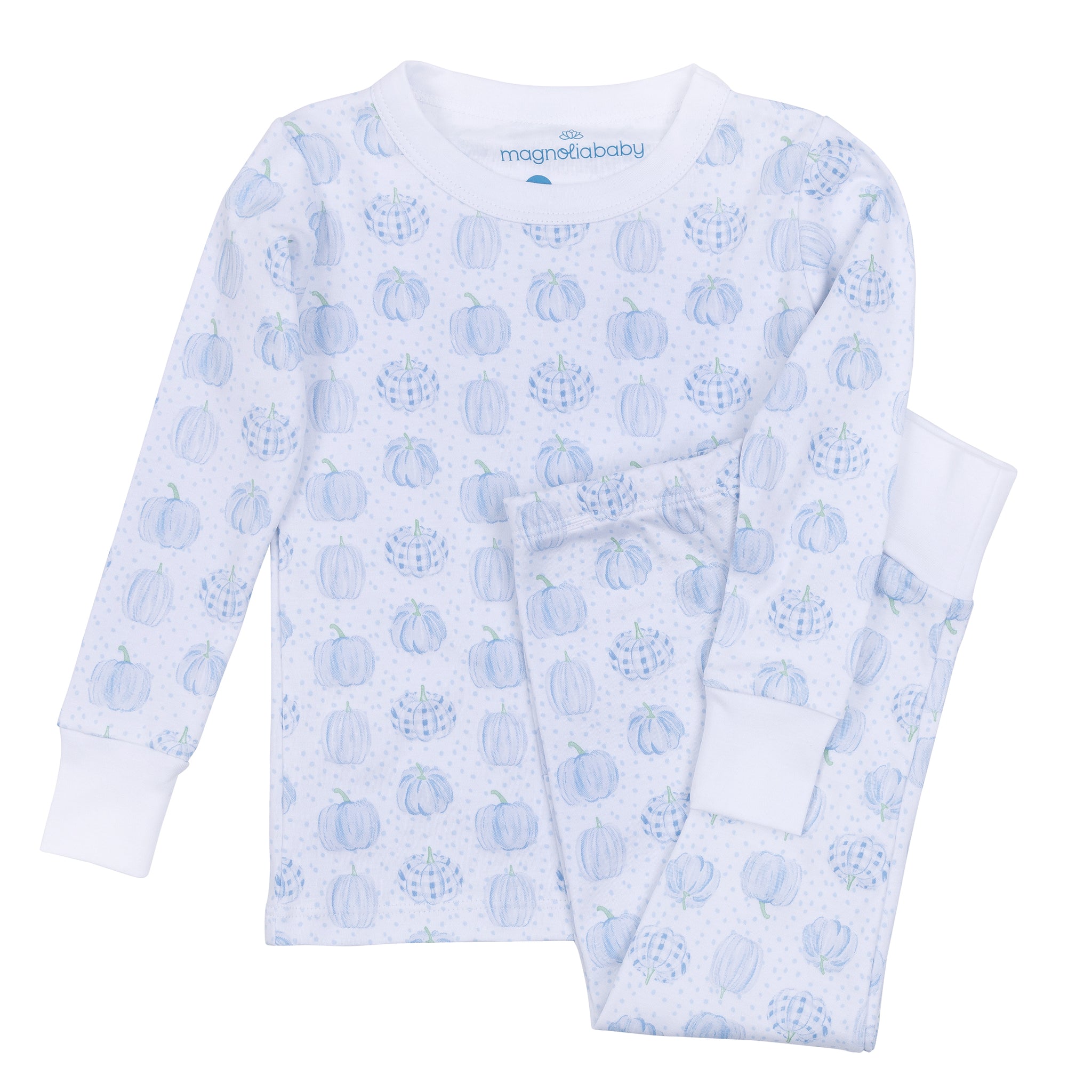 Precious Pumpkins Long PJ - Blue (12-18M)