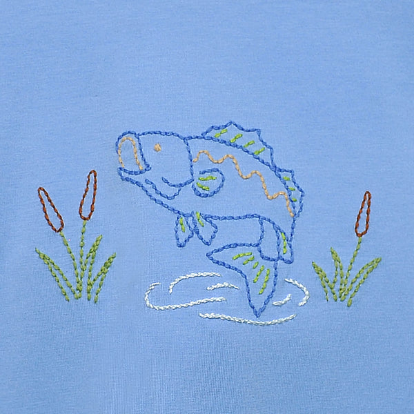 Houston Blue Shirt - Flying Bass