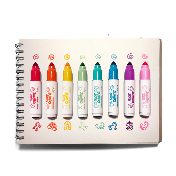 Jumbo Jots Dual Tip Unicorn Markers