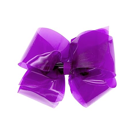 Wee Splash Vinyl Bow - Purple