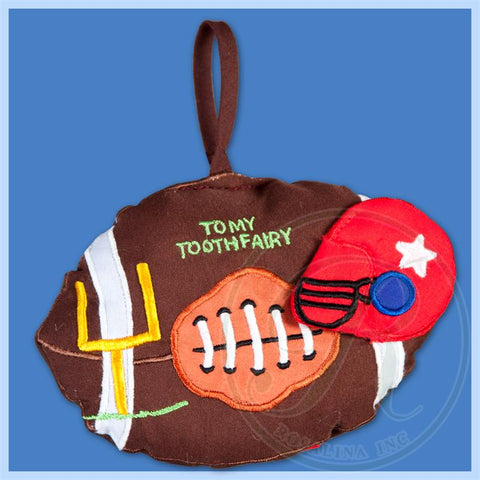 Football Shaped Tooth Fairy Pillow