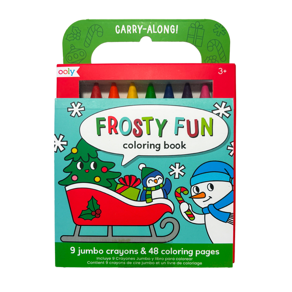 Carry-Along Coloring Book Set - Frosty Fun