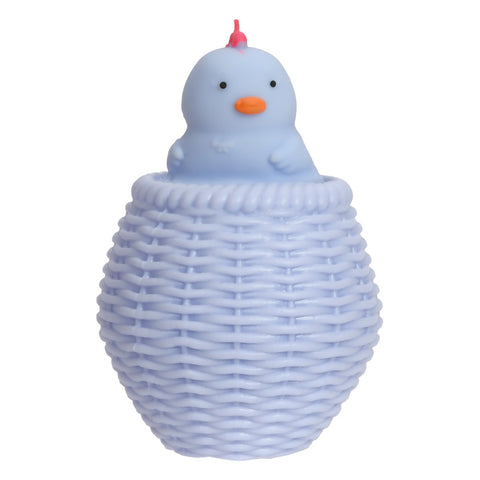 Chick in a Basket Squeeze Toy