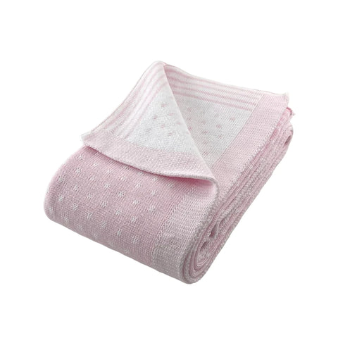 Pin Dot Blanket - Pink