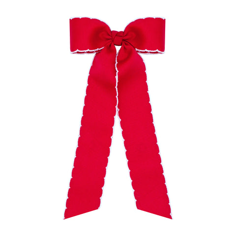 Med Moonstitch Bow Tie w/Tails - Red