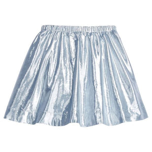 Circle Skort- Ice Metallic