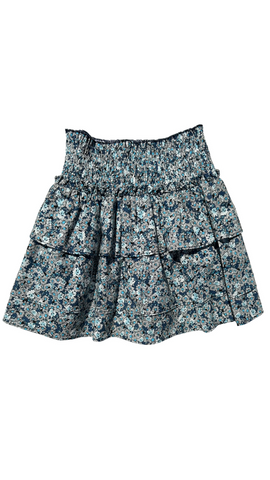 Sally Skirt -Blue Floral