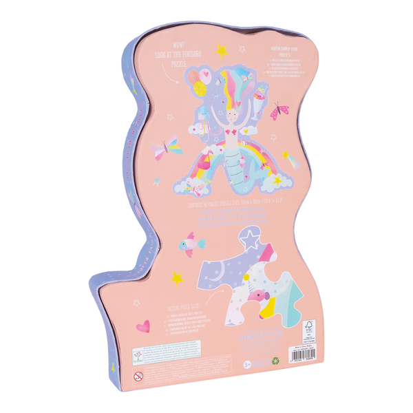 Fantasy 40pc "Mermaid" Shaped Jigsaw Puzzle