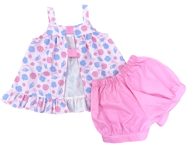 Maizy Bloomer Set- Pastel Shells