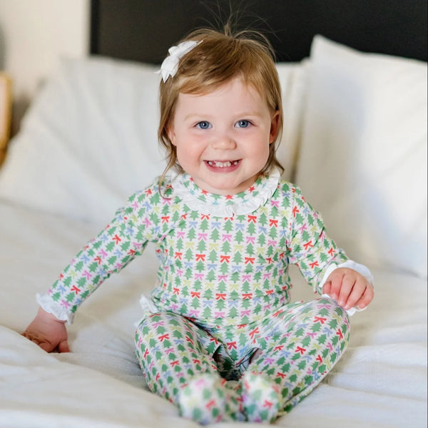 Lucy Romper - Tree Topper Bows