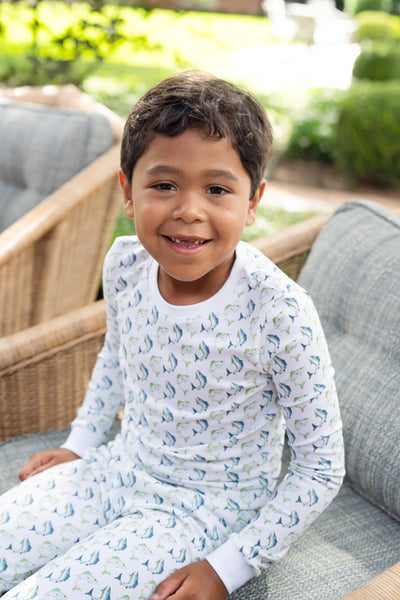 Grayson Boys PJ Set - Jumping Trout