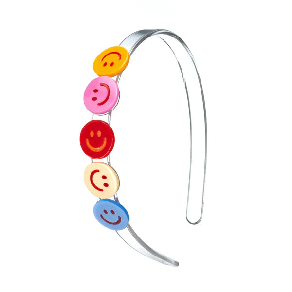 Happy Face Colorful Headband