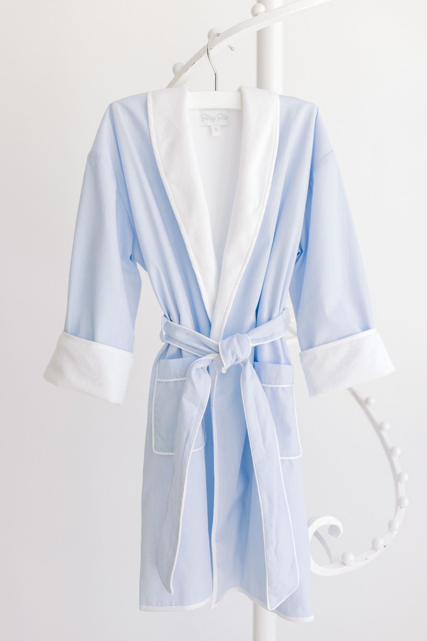 Blue Stripe Bathrobe